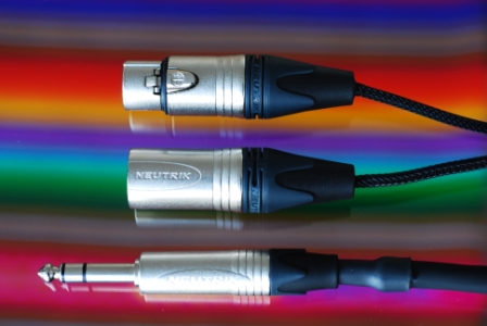 Stereo Jack to 1 x Male and 1 x Female  XLR on 2 pair 