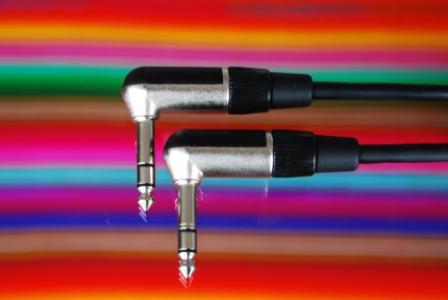 Right Angled Stereo Jack to Jack 